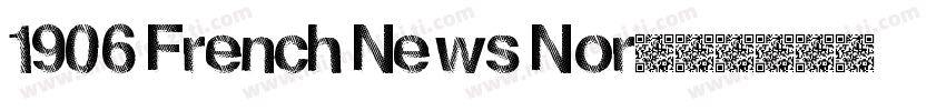 1906 French News Nor字体转换